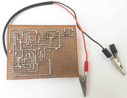 float charger circuit pcb backside