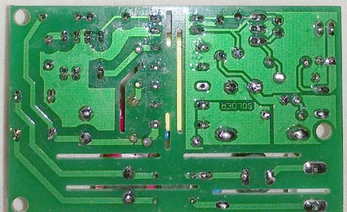 12v 1A SMPS Circuit PCB Back Side