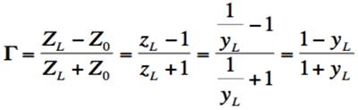 Admittance Smith Chart Calculation