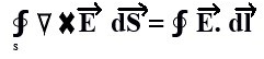 Applying Stokes Theorem on Maxwell Equation