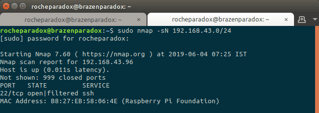 Checking Raspberry Pi IP Address