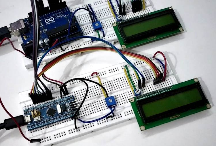 Circuit Hardware for STM32 SPI Communication 