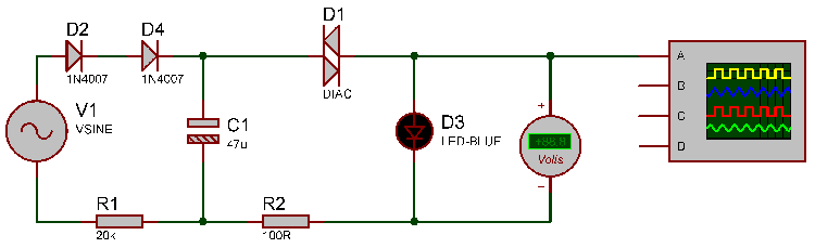 Circuit Diagram Diac Electronic Circuits To Plot V-i Charact