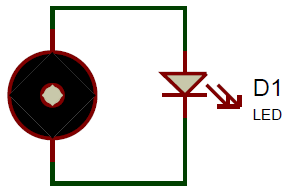 Circuit Diagram for DC motor as Electricity Generator