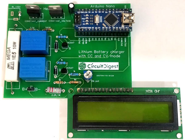 Build a Lithium-Ion Battery Charger on Arduino