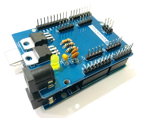 Circuit Hardware for Arduino Power Supply Shield
