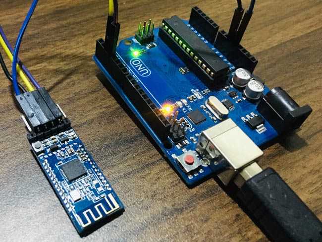 How to Use HM-10 BLE Module with Arduino to Control an LED using ...