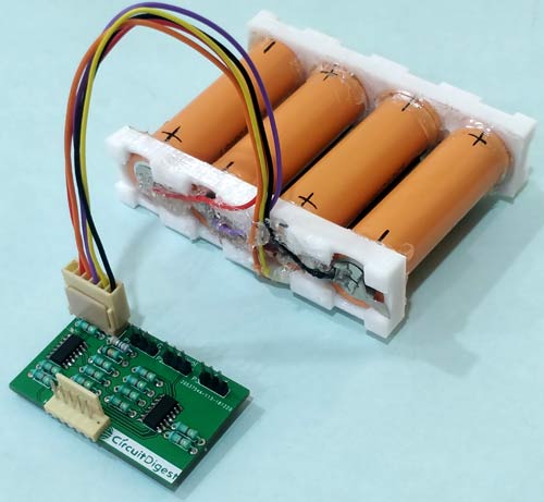 Circuit Hardware for Multicell Voltage Monitoring for Lithium Battery Pack in Electric Vehicles