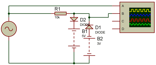Combinational Clippers Circuit Diagram