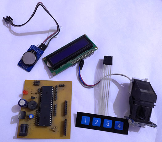 biometric fingerprint attendance system circuit digest