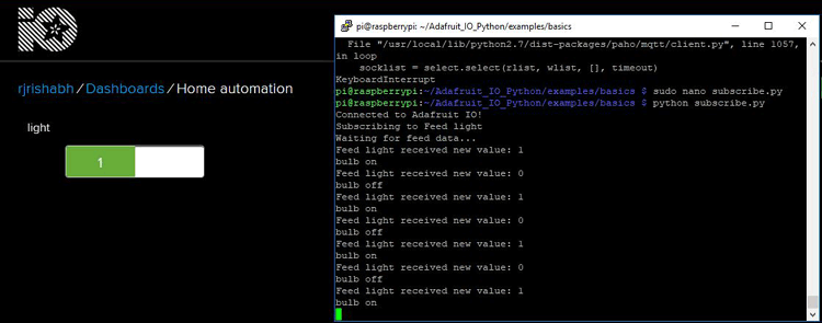 Controlling Raspberry Pi GPIO with MQTT