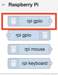 Creating a Flow in Node RED using Pi