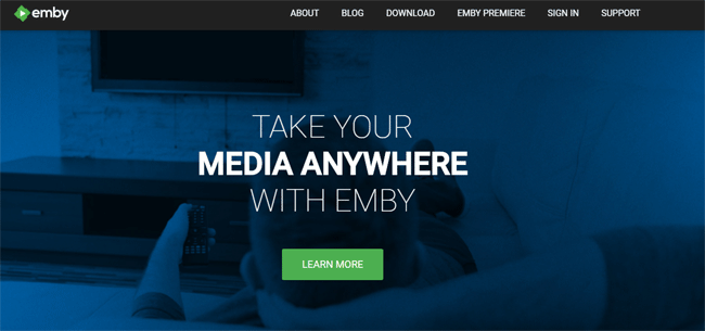 EMBY Media Server-programvara för Pi