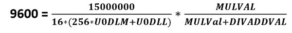 Finding Baud Rate value for Designing Webserver using ESP8266 and LPC2148