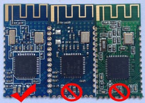 Genuine and Clone HM10 BLE Modules