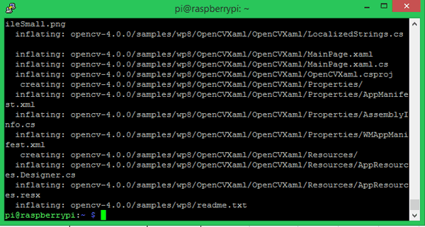 Install OpenCV on Raspberry Pi using CMake