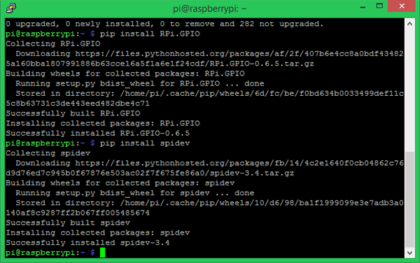 Installing SPIDEV Package in Pi for Lora