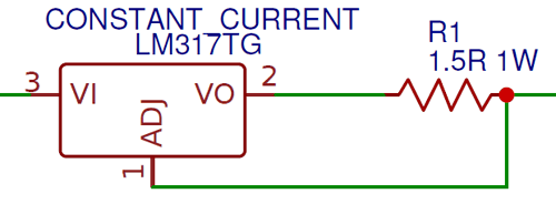 LM317 Current Regulator for Li-ion Charger