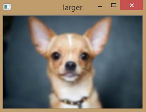 Larger Image using Python OpenCV