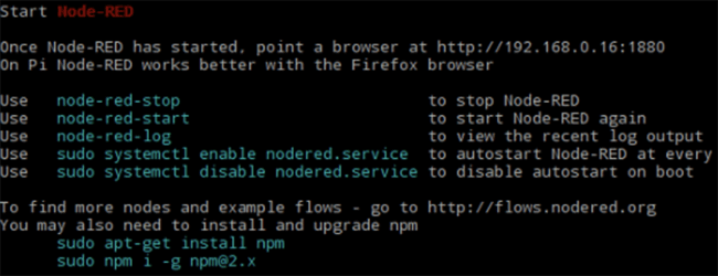 Launch Node RED in Raspberry Pi via ssh