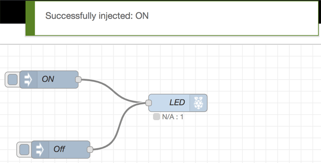 Led Controls using Node-Red