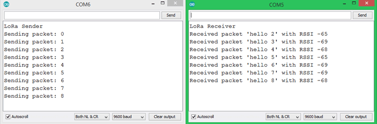 LoRa Wireless Communication with Arduino