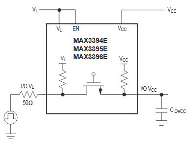 MAX3394E logic level converter IC