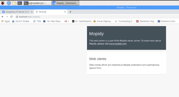 Mopidy Running on Raspberry Pi