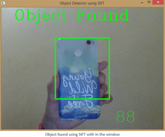 Object Found using SIFT in OpenCV