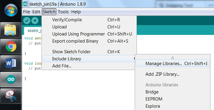 การเขียนโปรแกรม Arduino สำหรับ TTS