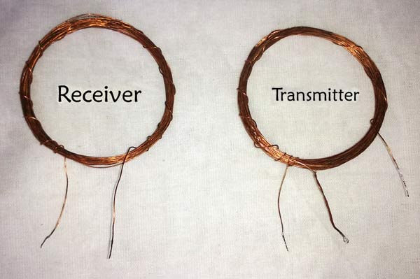 Simple Wireless Power Transmission Circuit to Glow an LED