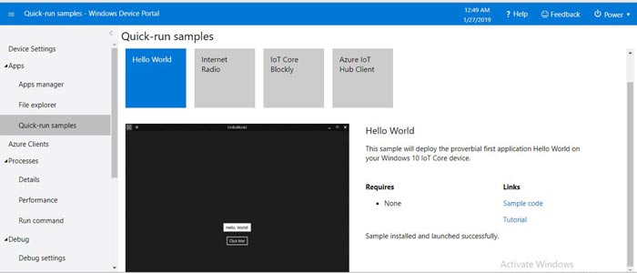 windows 10 iot core raspberry pi 4