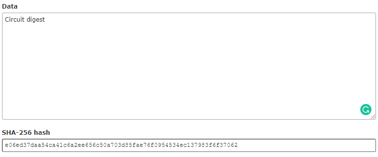 sha 256 hash calculator