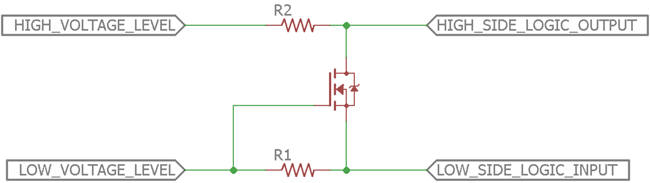 Simple Bi-directional Logic Level Converter