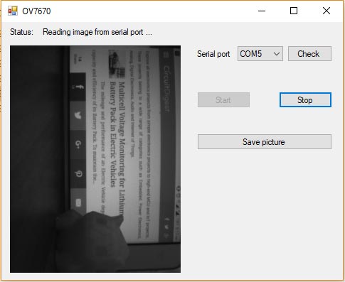 Start Capturing Images using OV7670 Camera Module with Arduino Uno