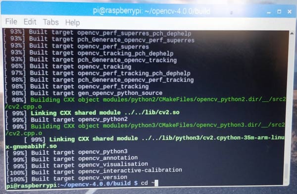 How to install the Python OpenCV on Raspberry Pi using CMake