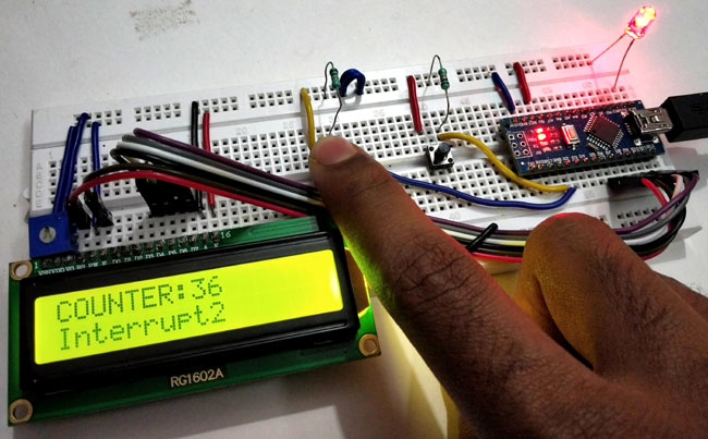 arduino uno external interrupt example