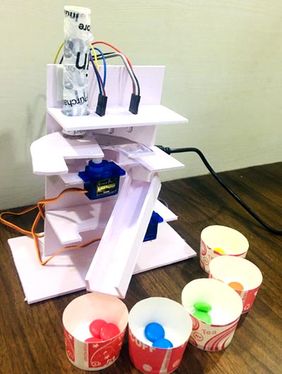 Arduino Color Sorter project working
