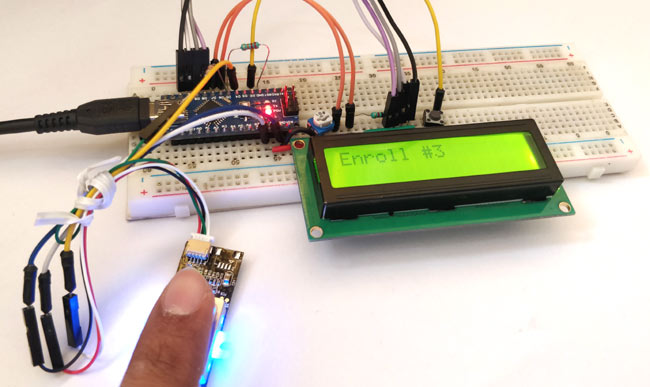 Arduino Fingerprint Sensor Tutorial Interfacing GT C Finger Print Sensor FPS With Arduino