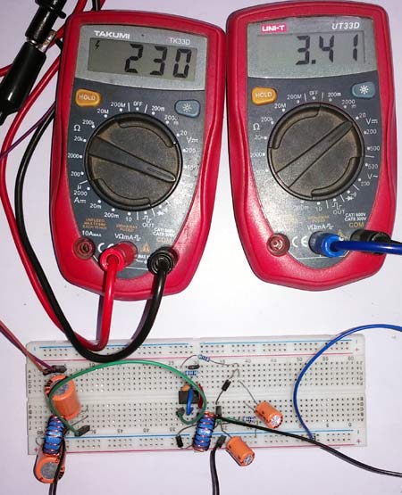 Testing Transformerless LED Driver Circuit with 230AC