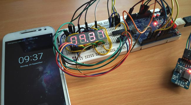 Arduino 7 Segment Display Clock