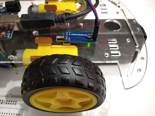 Top View of Digital Taxi Fare Meter using Arduino