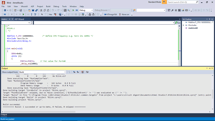 How to Program AVR Microcontroller Atmega16 Using USBASP programmer and Atmel  Studio 