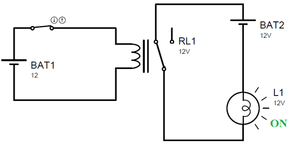 Relay service. Relay Logic circuit. Замкнутая катушка схема.