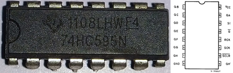 74HC595 IC