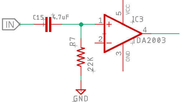 Simple 2x32 Watt Audio Amplifier Circuit Diagram using TDA2050