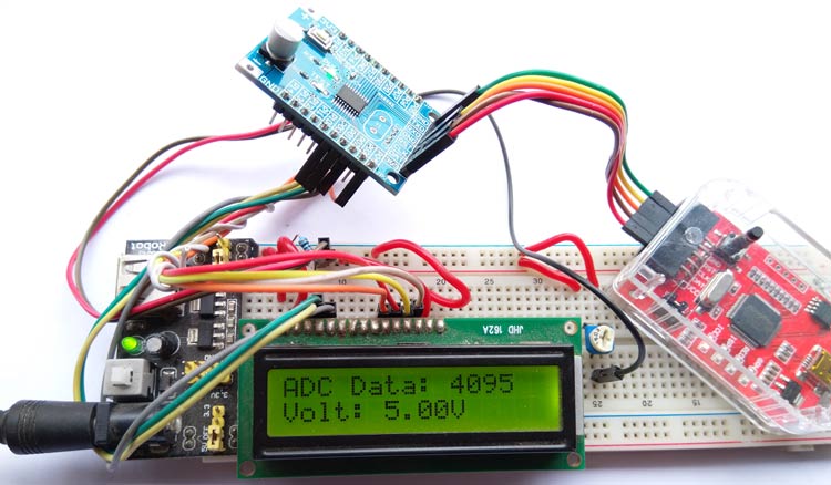 Analog to Digital Converter on Nuvoton N76E003 