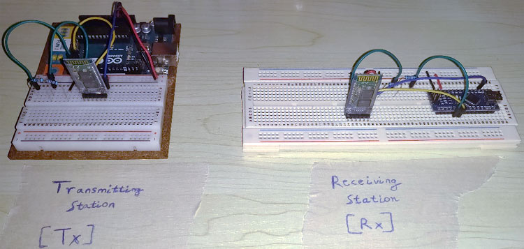 Arduino to Arduino Bluetooth Communication
