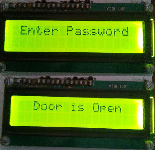 Arduino Door Lock LCD