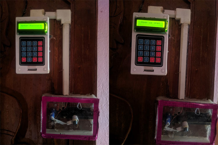 DIY Password Based Security Door Lock using Arduino